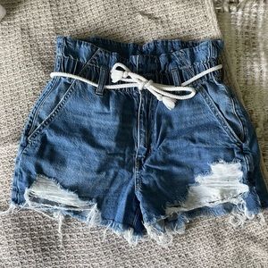 American Eagle High Rise Mom Shorts